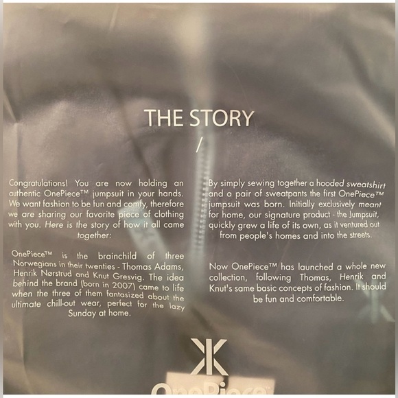 OnePiece Original Unisex Navy Melange Jumpsuit - Large - Picture 12 of 14